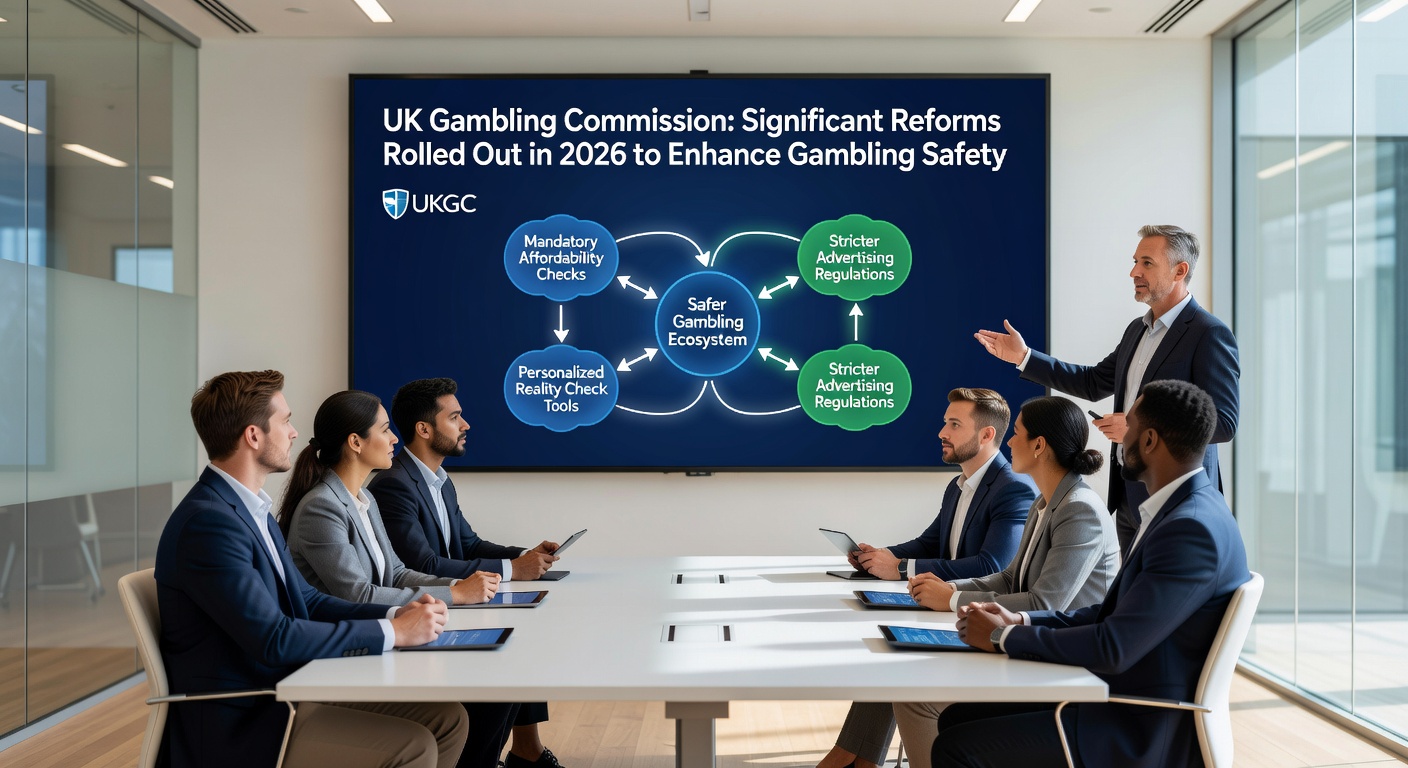 Infographic detailing tiered slot stake limits and Remote Gaming Duty changes for UK online gambling in 2026