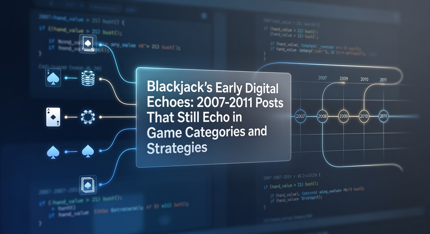 Vintage screenshot of a 2007 blackjack forum thread discussing game variants and basic strategy charts
