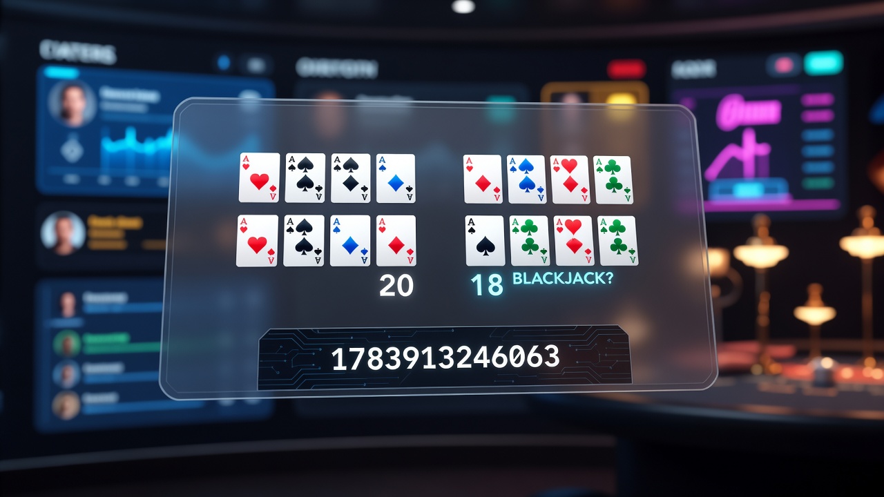 Overview of online blackjack game interfaces showing multiple virtual tables and card layouts