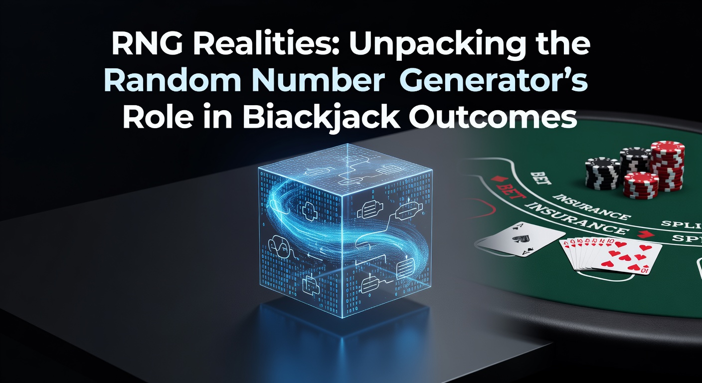 Digital visualization of a random number generator producing blackjack card sequences, highlighting algorithmic fairness in online gaming