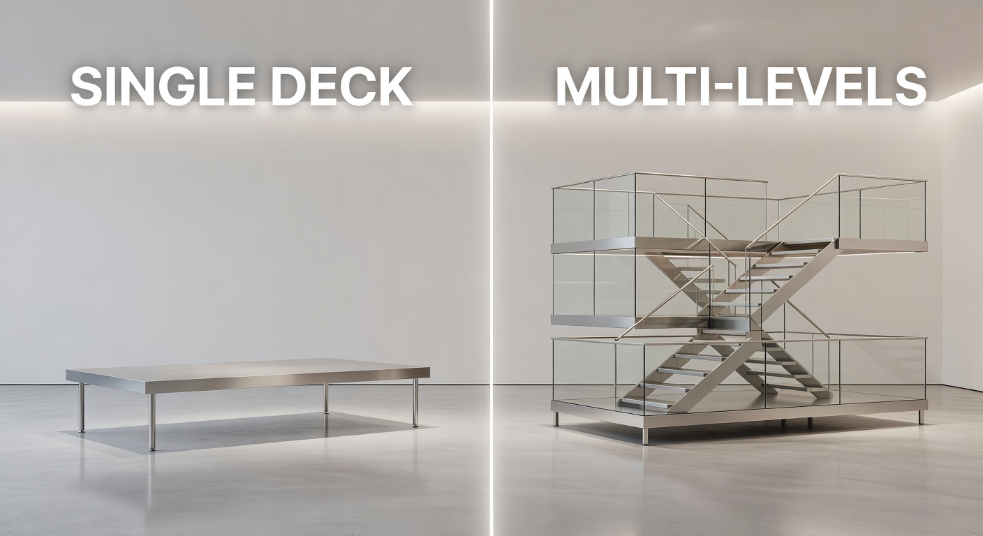 Comparison chart illustrating house edges for single-deck and multi-deck blackjack variants, with bars showing percentages under various rule sets